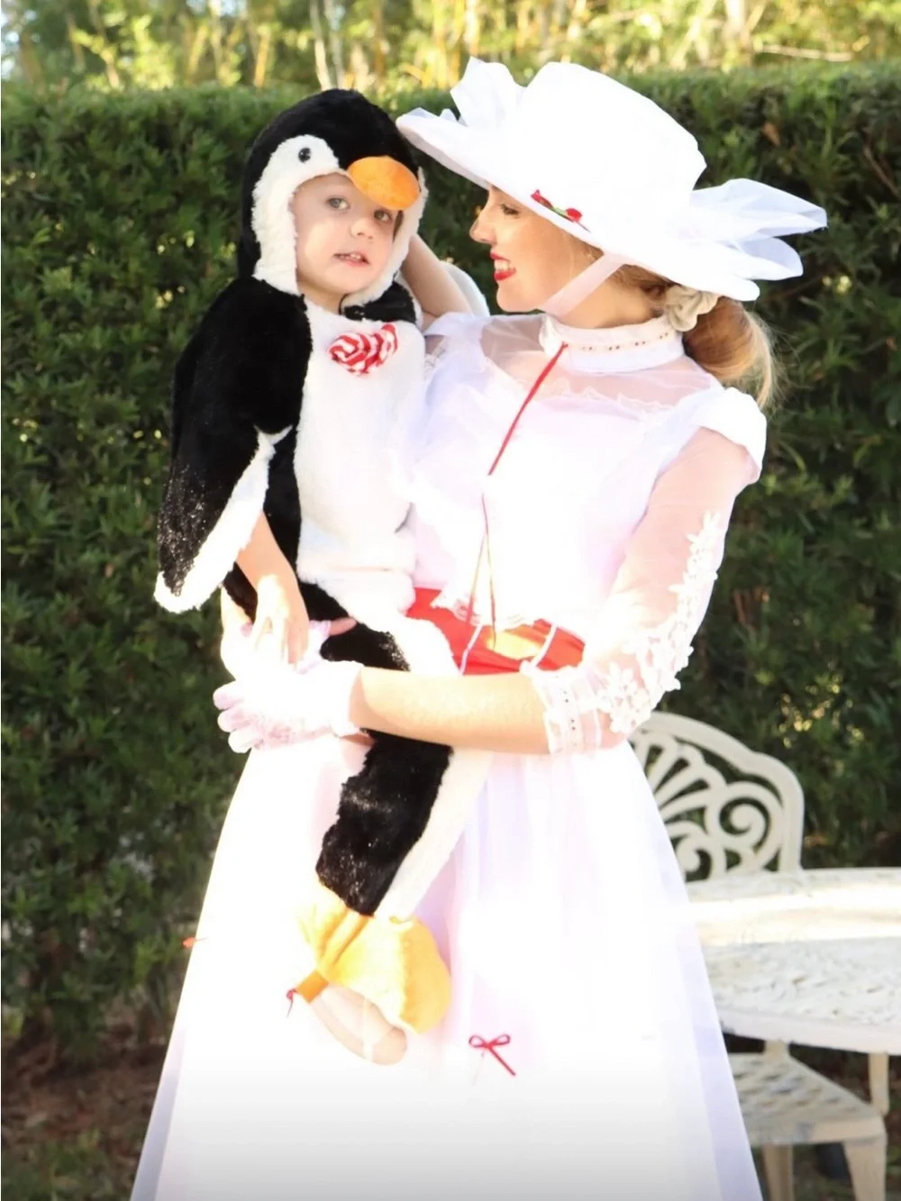 Kids Penguin Costume - Black, White & Orange